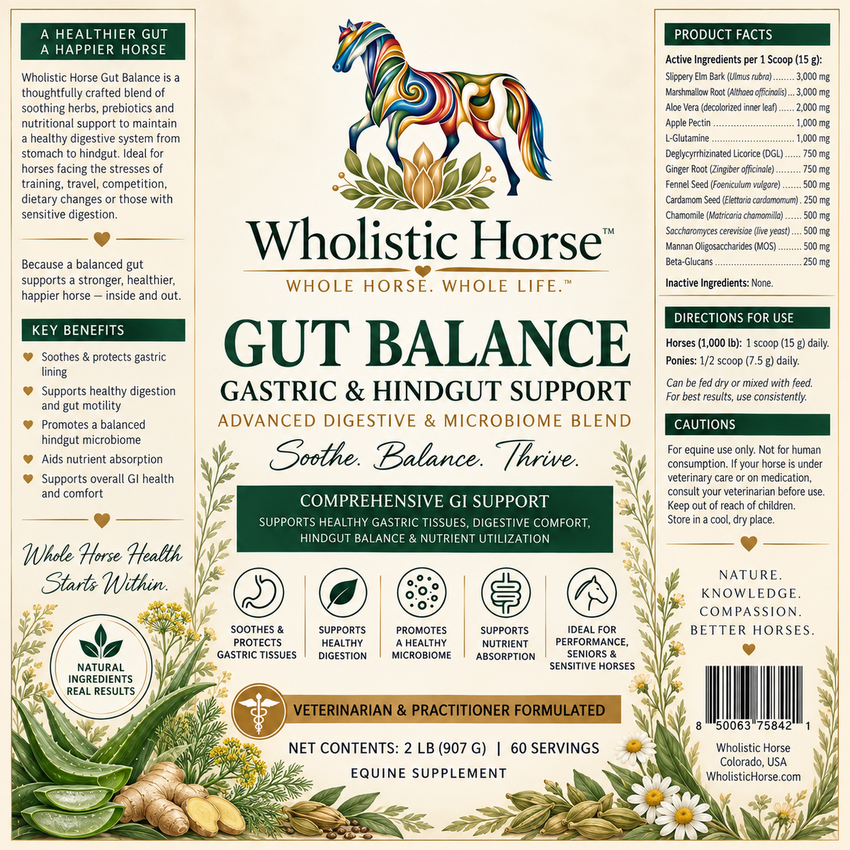 Gut Balance Gastric and Hindgut Support